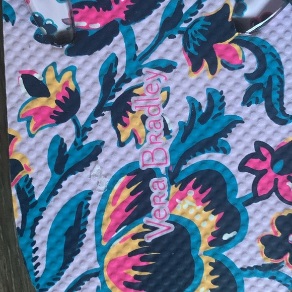 Vera Bradley Cloud Vine Multi Flip Flops - Picture 5 of 9